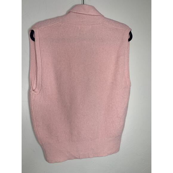 JH Collectibles Pink 90s Angora Wool Sweater Vest Sz Medium - Picture 6 of 11